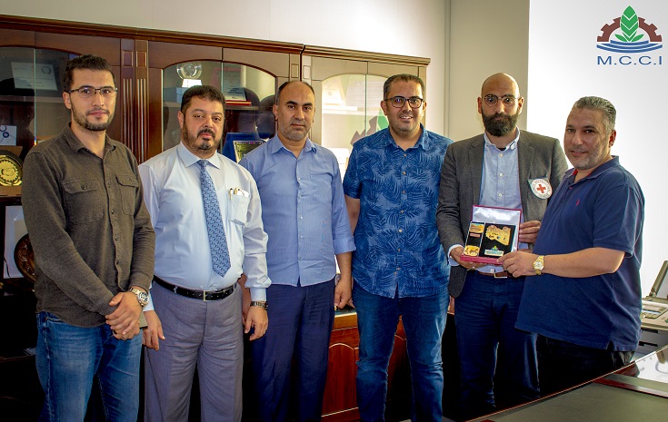 أعضاء لجنة الإدارة والمدير العام بالغرفة يجتمعون مع رئيس وموظفي البعثة الفرعية مصراتة باللجنة الدولية للصليب الأحمر