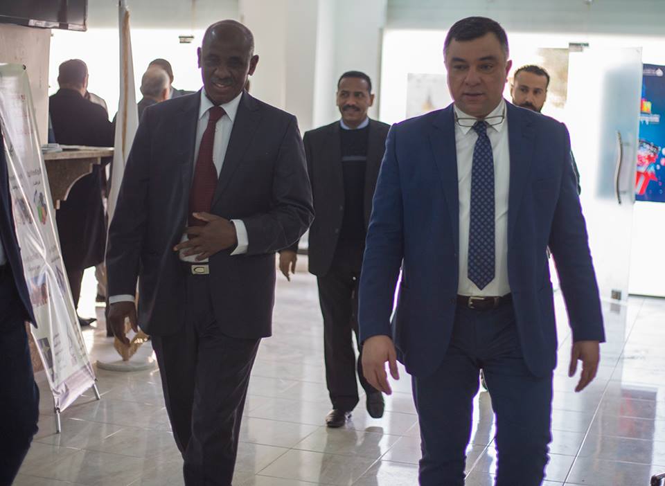 السفير السوداني يزور غرفة التجارة والصناعة والزراعة مصراتة