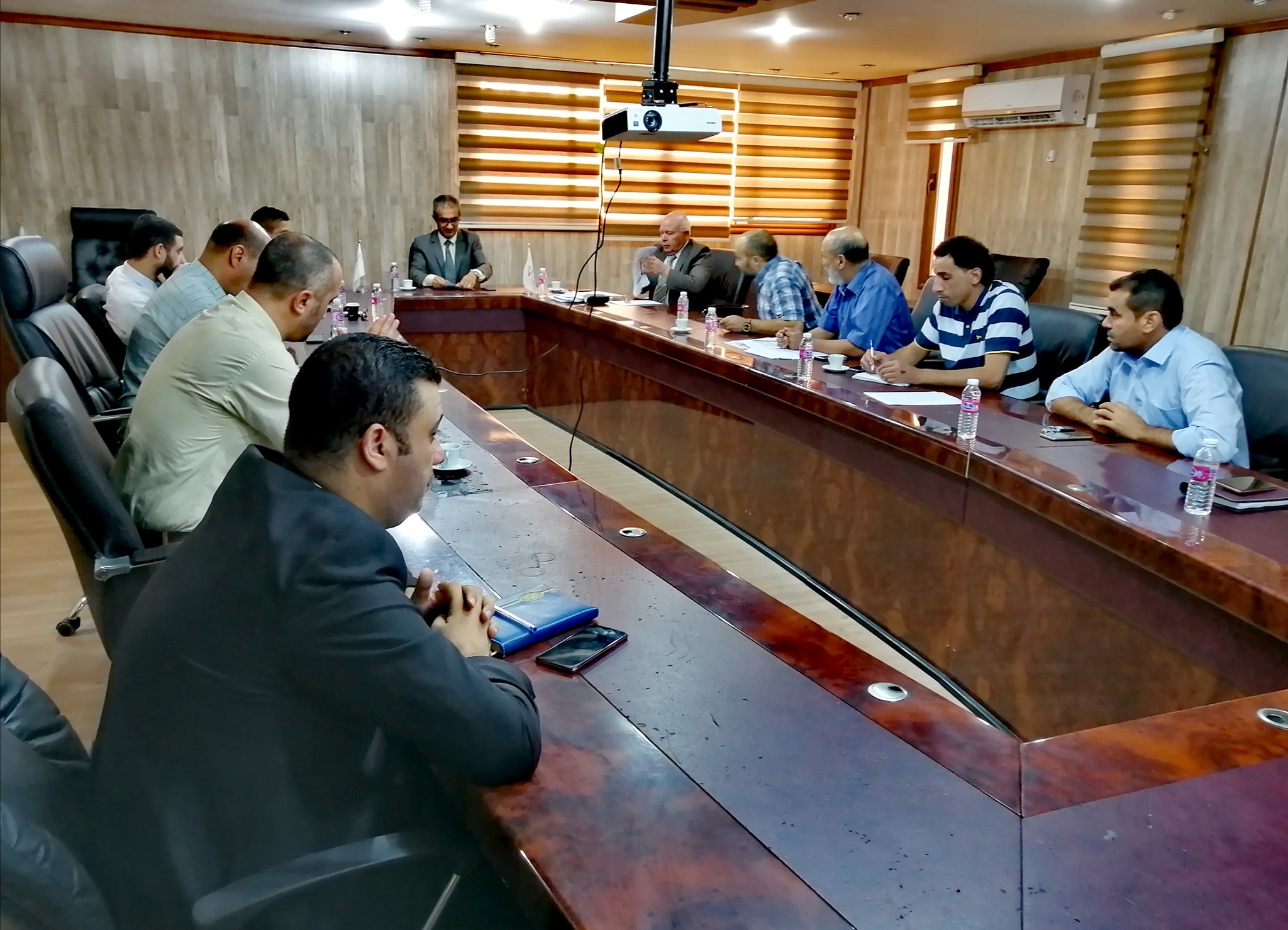 اللجنة التحضيرية لمؤتمر ريادة الأعمال تجتمع بمقر جامعة مصراتة