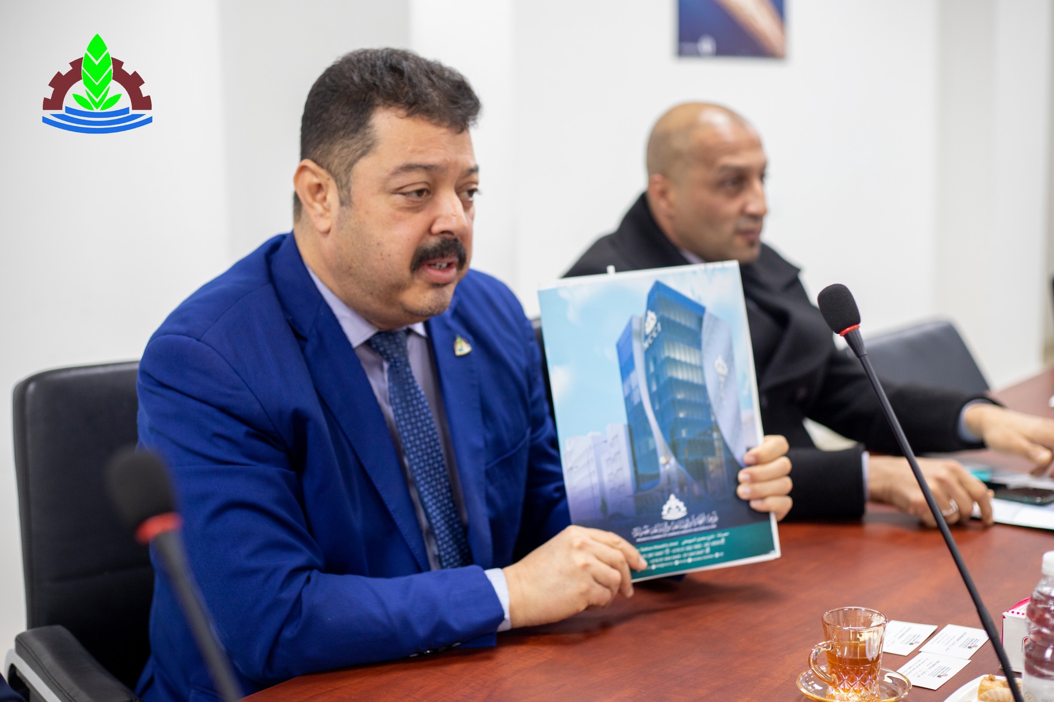 زيارة السيد (جون هونكوك) رئيس مجلس الادارة بجمعية الأعمال الليبية البريطانية