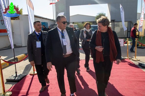 زيارة نائبة السفير الألماني و القائمة بالأعمال السيدة( أنيكا انجلز)