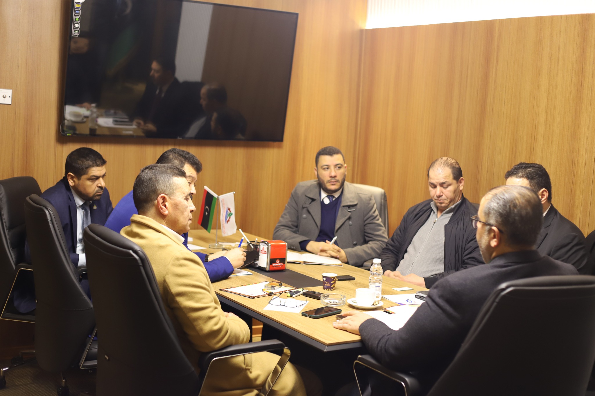 اجتماع بين غرفة التجارة والصناعة والزراعة مصراتة واتحاد الصناعة الليبية