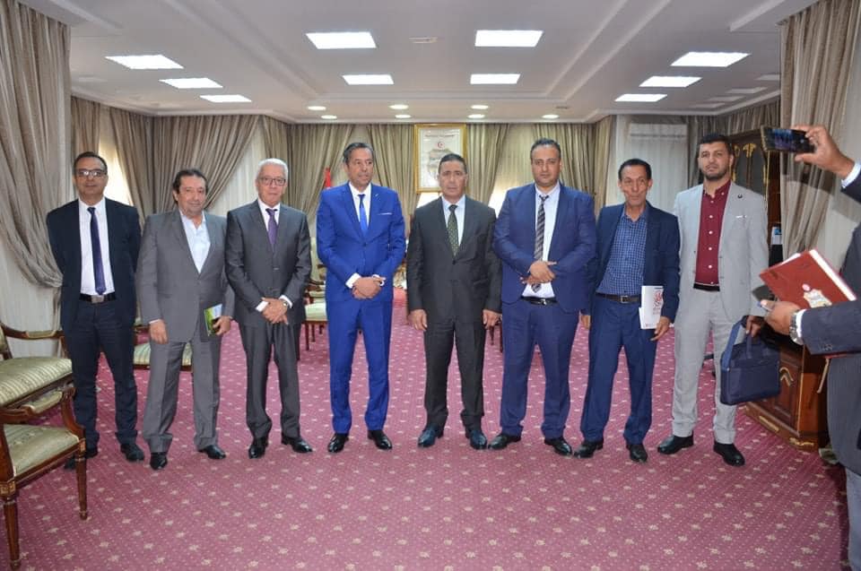 زيارة وفد من غرفة التجارة والصناعة والزراعة مصراتة لغرفة الوسط بتونس