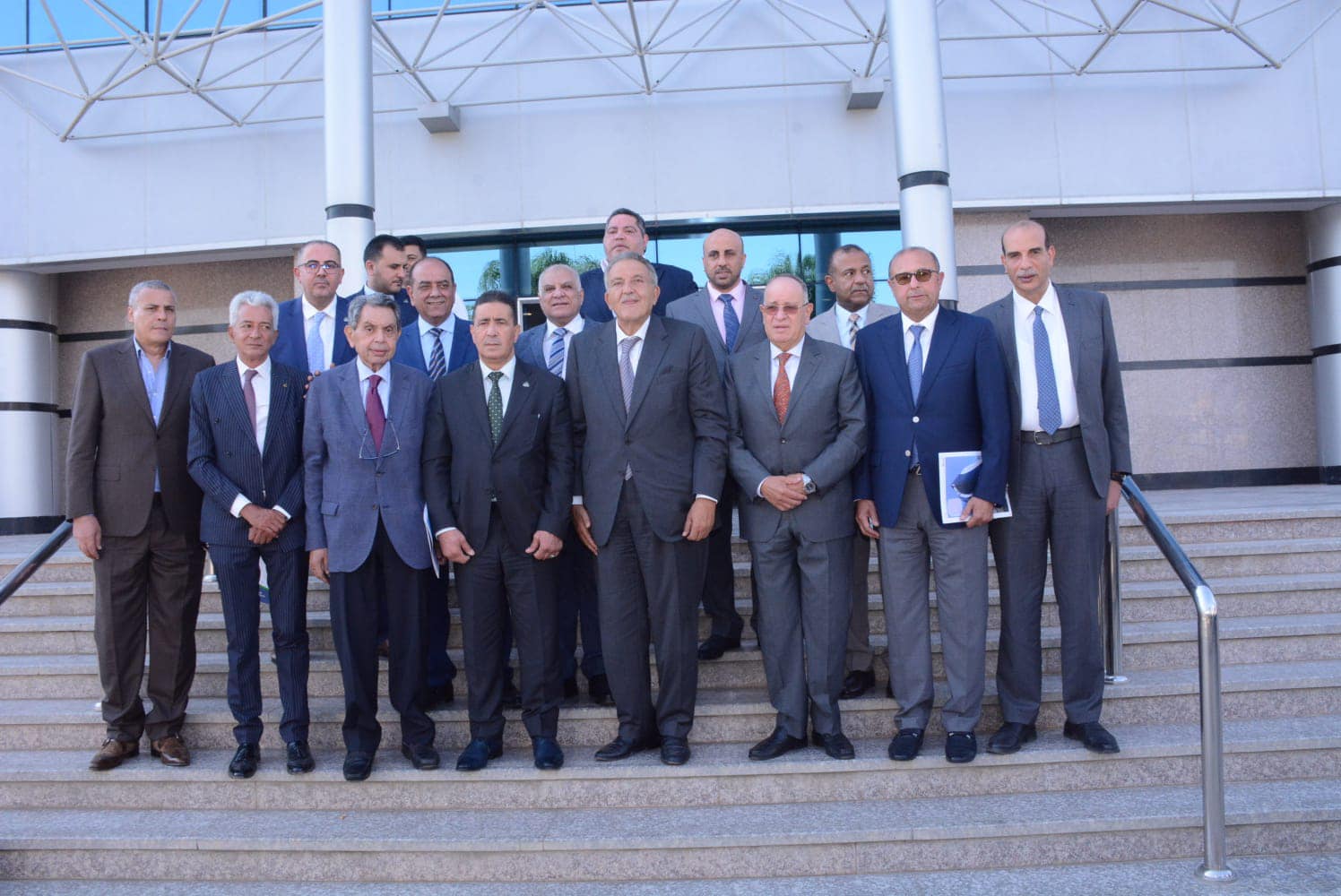 وفد من غرفة التجارة والصناعة والزراعة مصراتة يقوم بزيارة عمل لمقر الاتحاد العام للغرف المصرية بالقاهرة