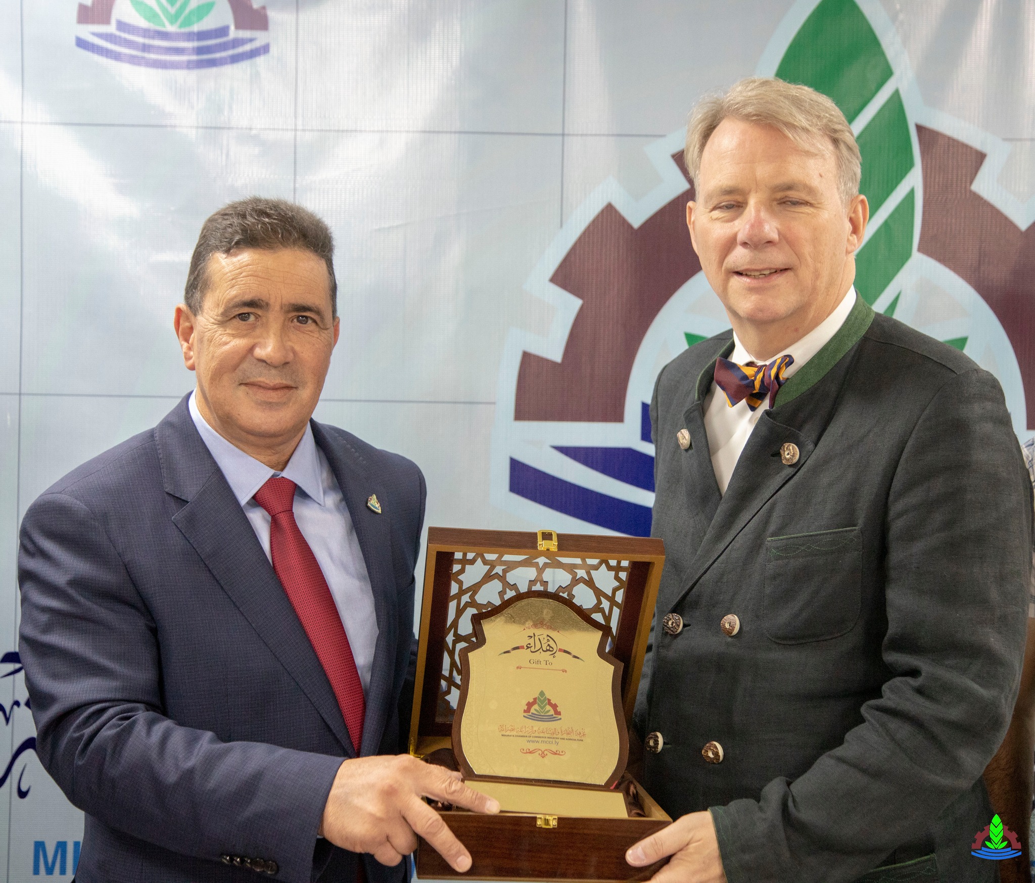 غرفة التجارة والصناعة والزراعة مصراته تستقبل ، سعادة نائب السفير الألماني (( القائم بالأعمال بالنيابة ))