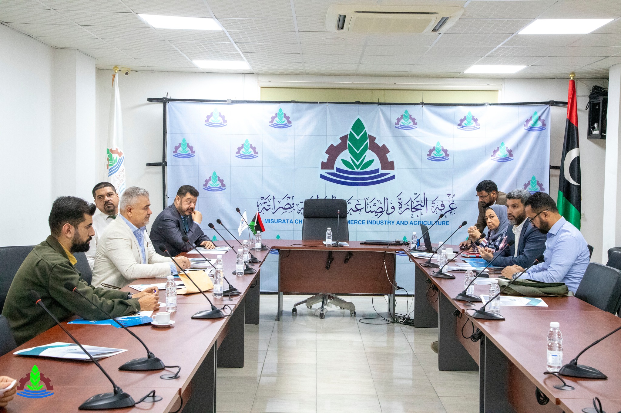 غرفة التجارة والصناعة والزراعة مصراتة تعقد إجتماعاً بشأن وضع اللمسات الأخيرة لتنظيم معرض جودة التصنيع الغذائي وإدارة أفأته