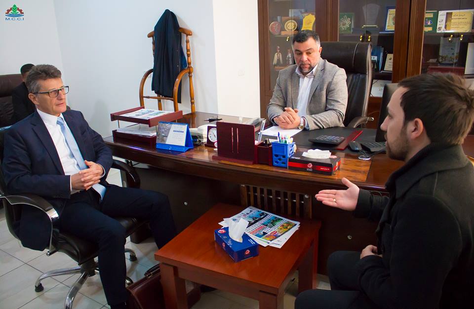 The Hungarian trade attaché visits the chamber's headquarters and meets members of board of director