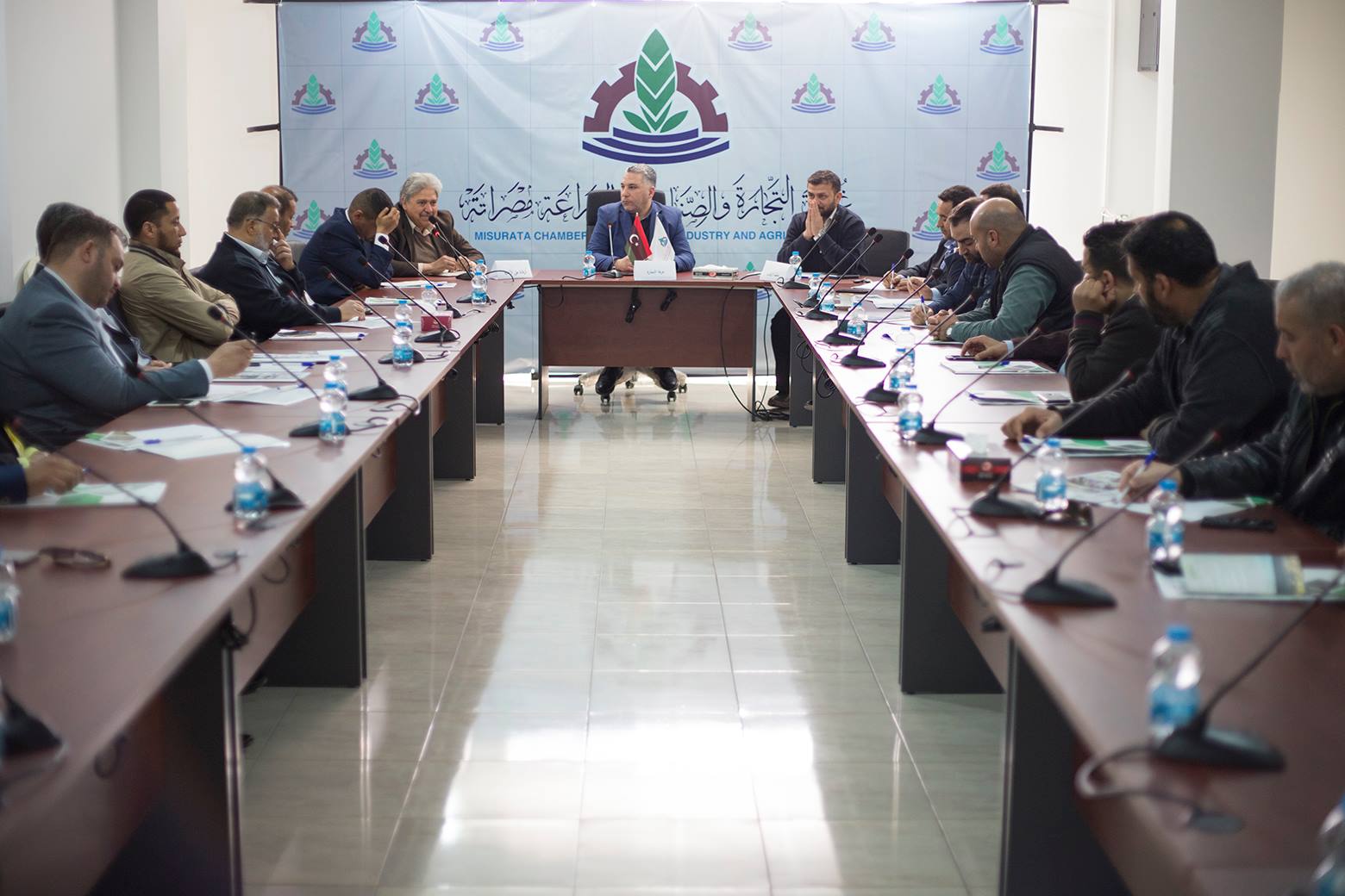 The chamber meets the food control center and a number of foodstuffs businessmen