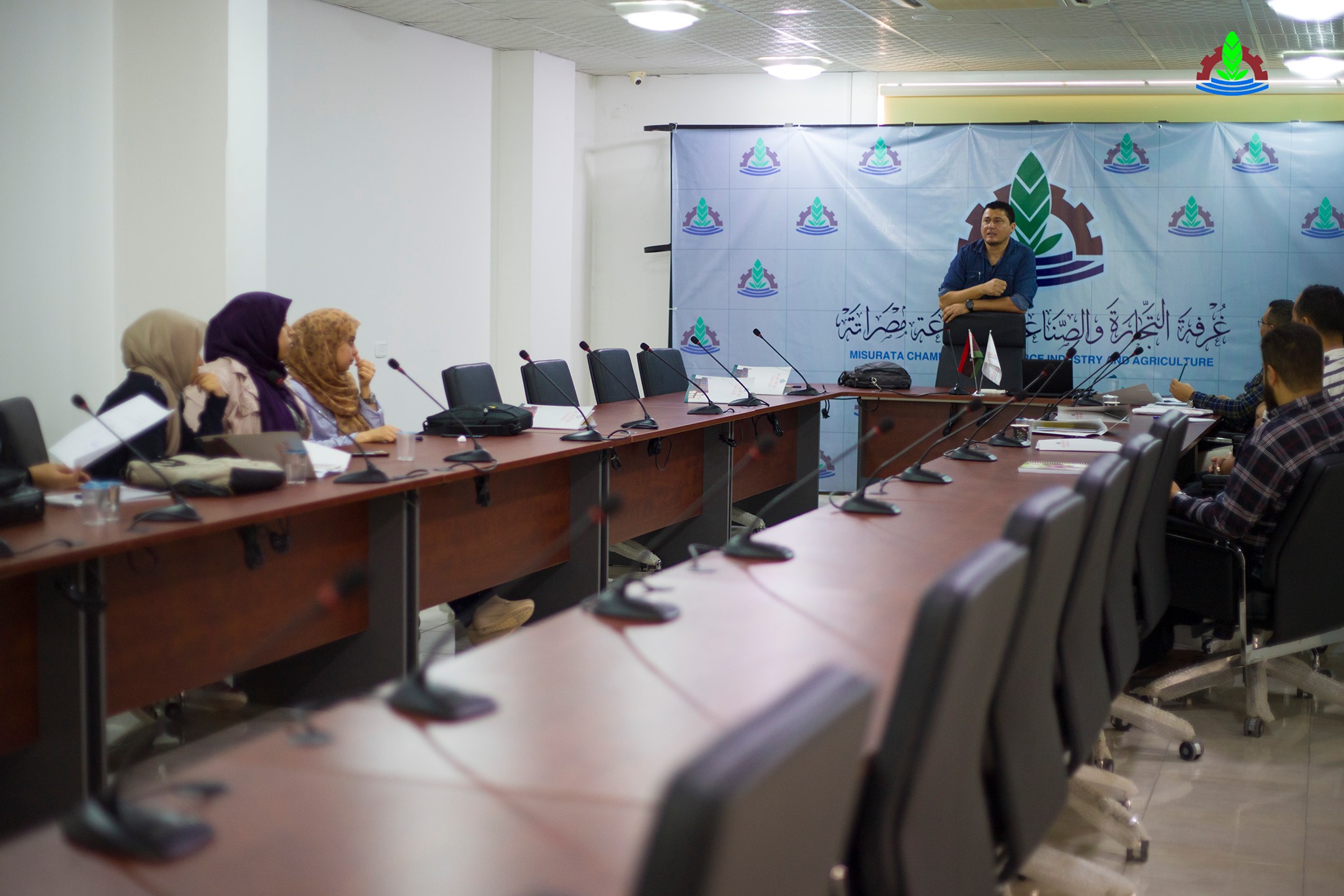 Continuing theoretical training for “Fab Lab Libya”