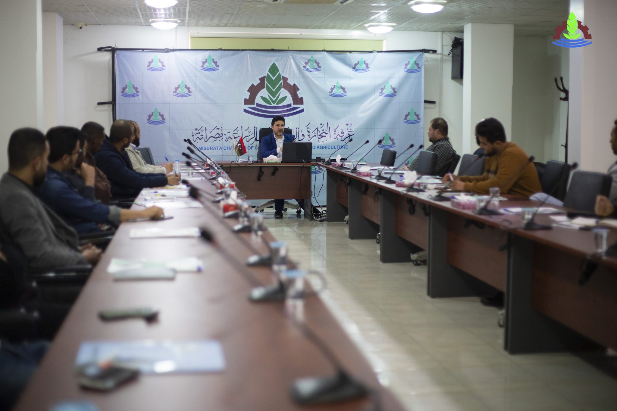 The chamber organizing a training course entitled(Analytical accounting and taking administrative decisions)