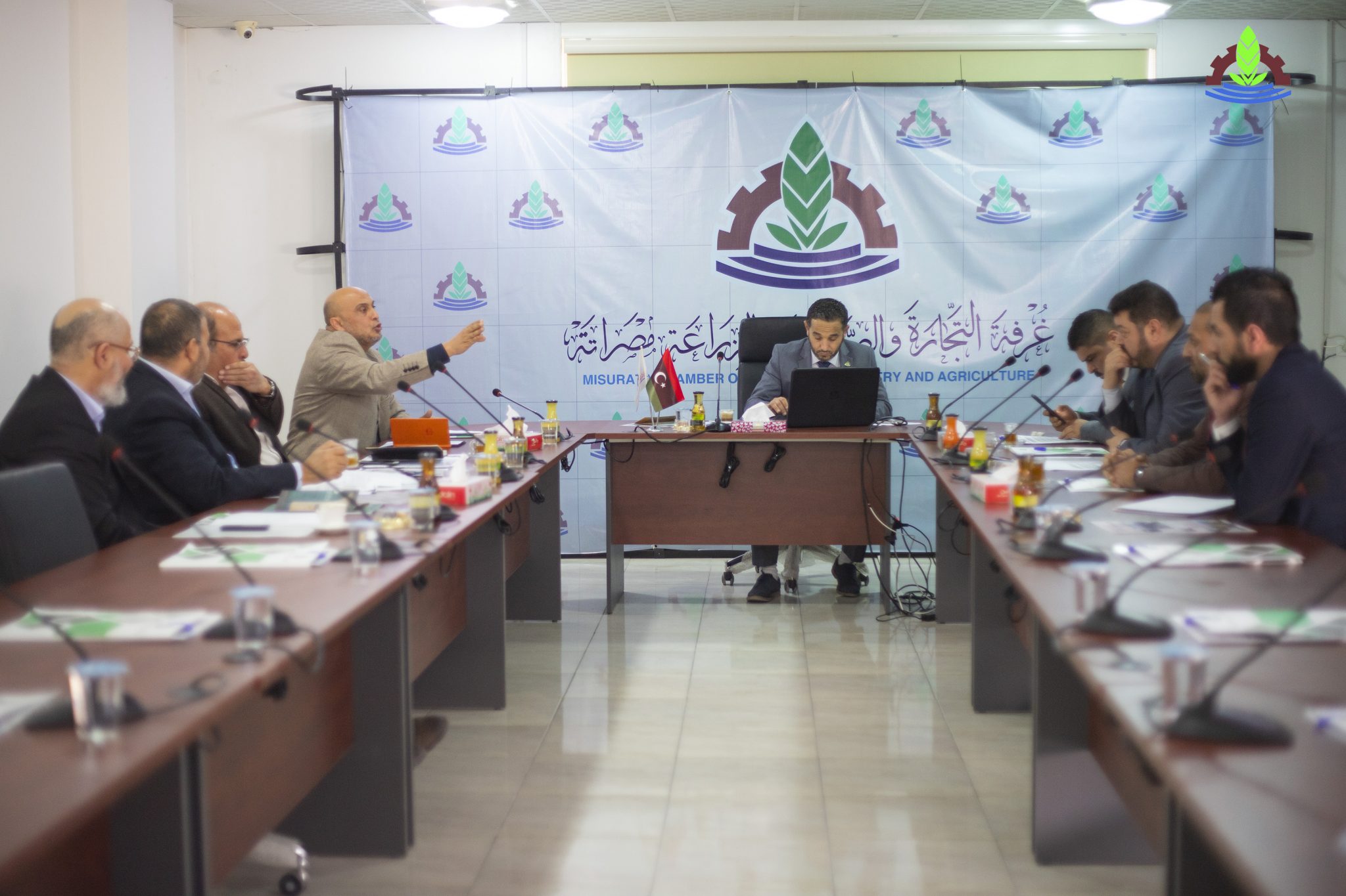 The chamber and Libyan iron and steel company discuss a number of common issues