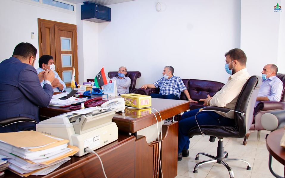 A meeting to discuss how to collect the debts owed fromthe Libyan state by the benefit of the contracting and construction companies affiliated with Misrata chamber