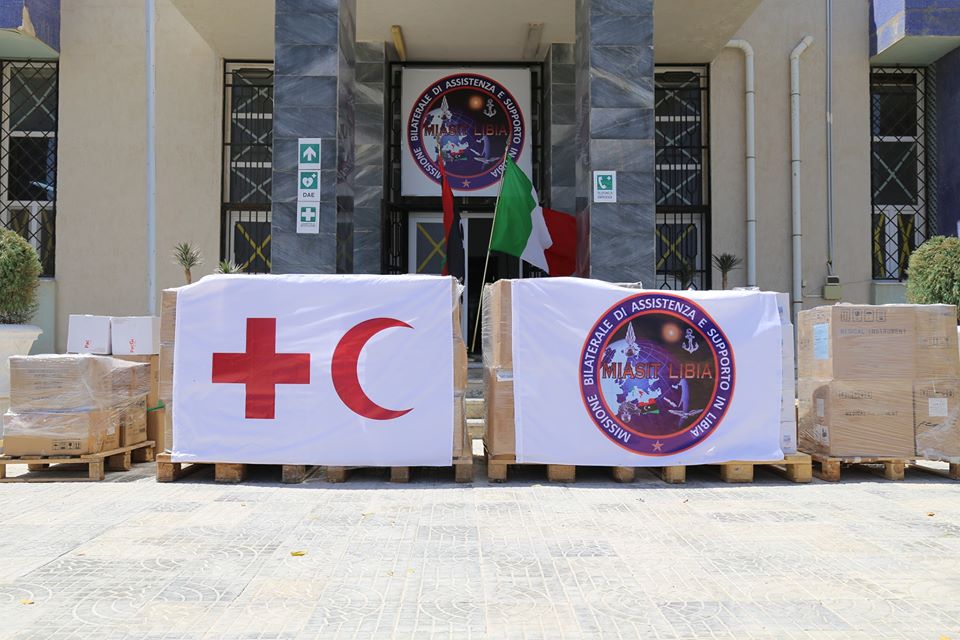 The Italian hospital hands over a number of equipments and devices to combat the corona pandemic to chamber’s committee