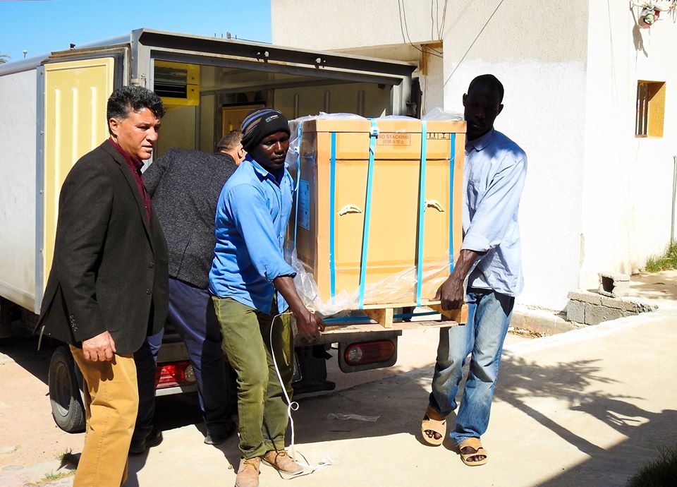 Misrata chamber of commerce, industry and agriculture hands over the Polymerase chain reaction “PCR” device used to detect corona virus to the national center for disease control – Misrata