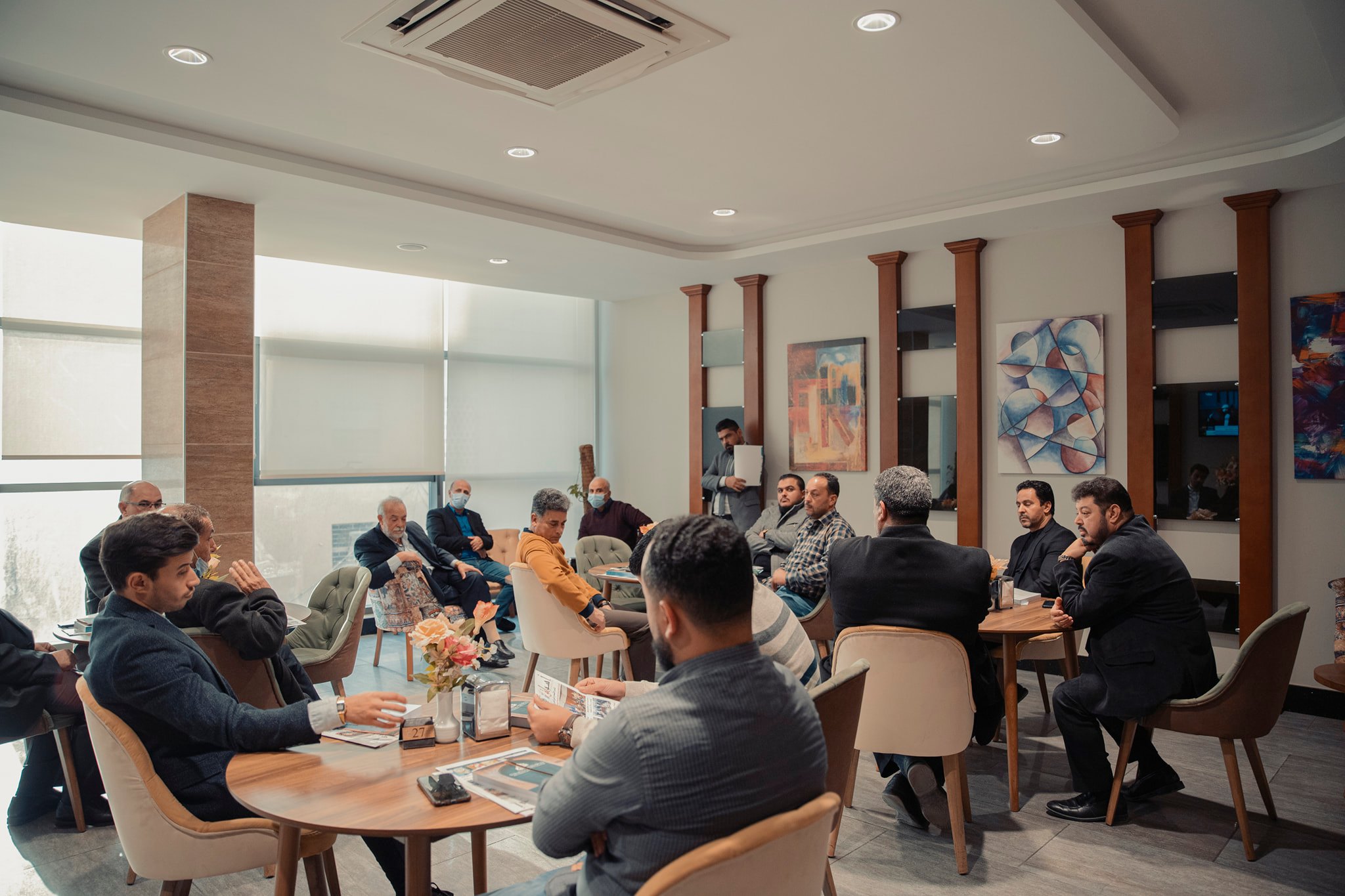 Tea session entitled “The role of small and medium enterprises in Supporting the national economy”