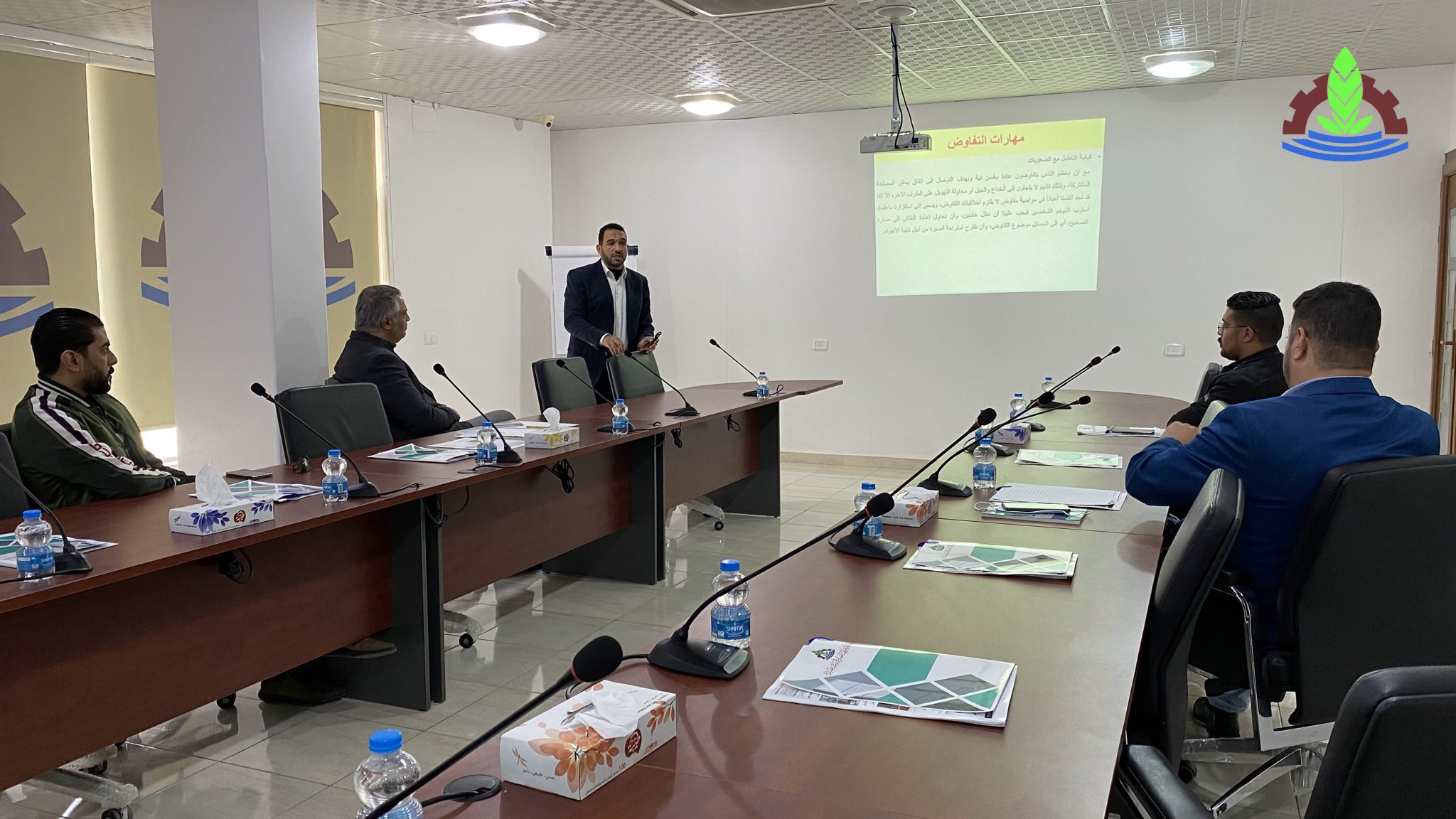 The launch of the annual training courses by course in legagal field titled “negotiation and contracting”