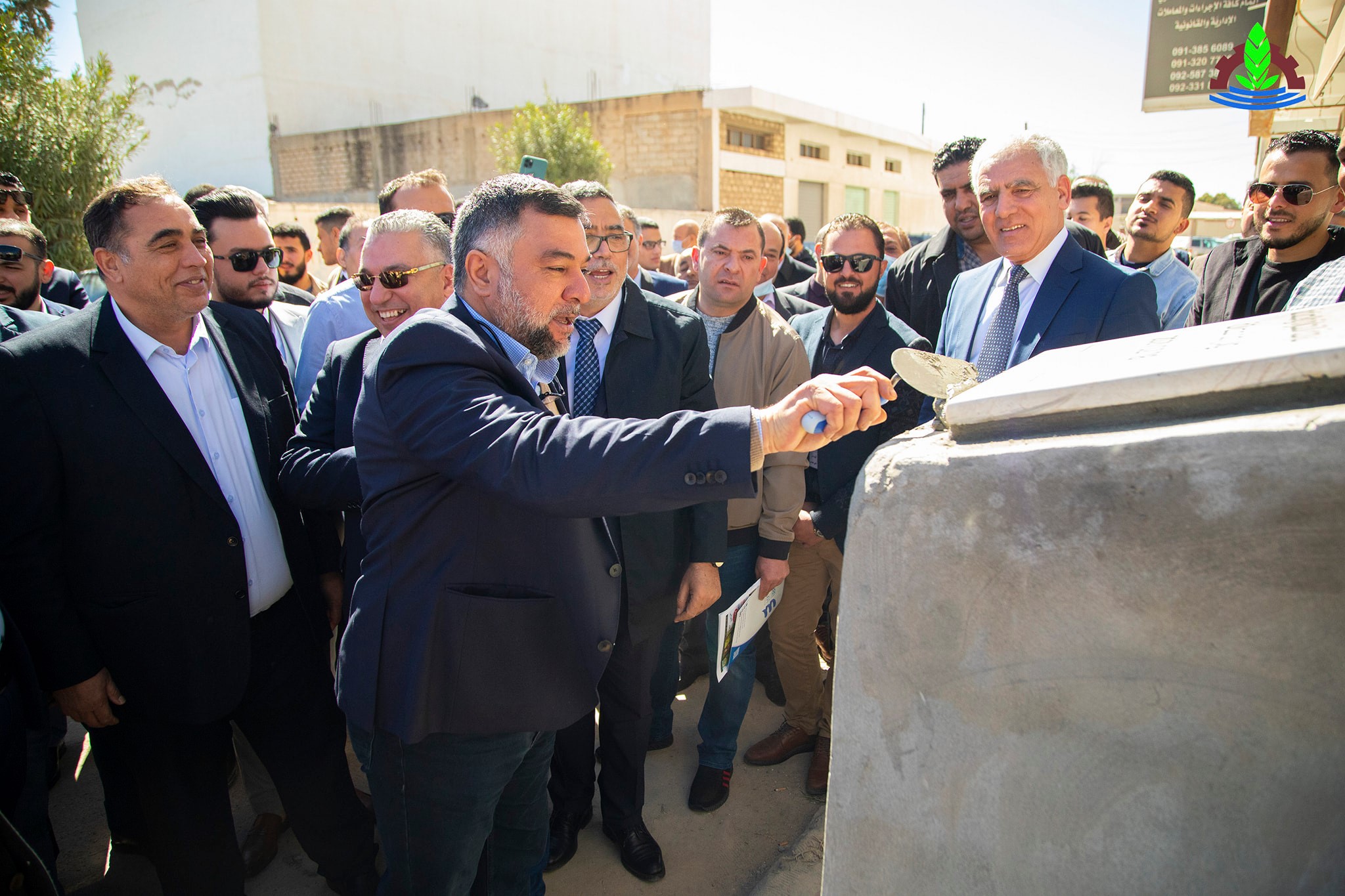 Misrata chamber of commerce, industry and agriculture celebrates laying the foundation stone for the new investment building of the chamber
