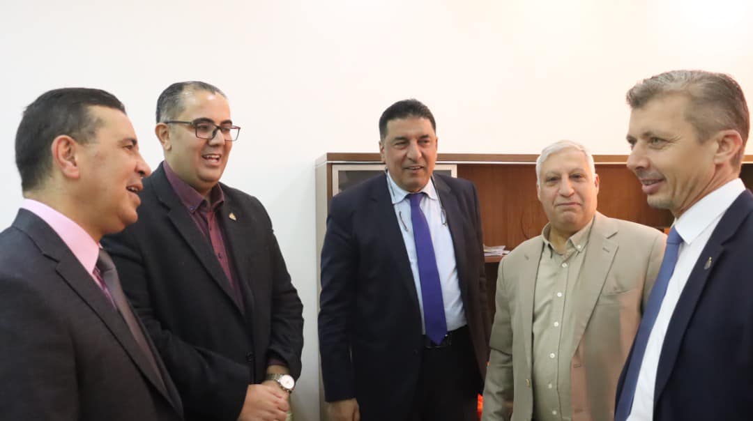 The chamber’s board of directors visit Benghazi chamber of commerce to discuss ways of trade exchange