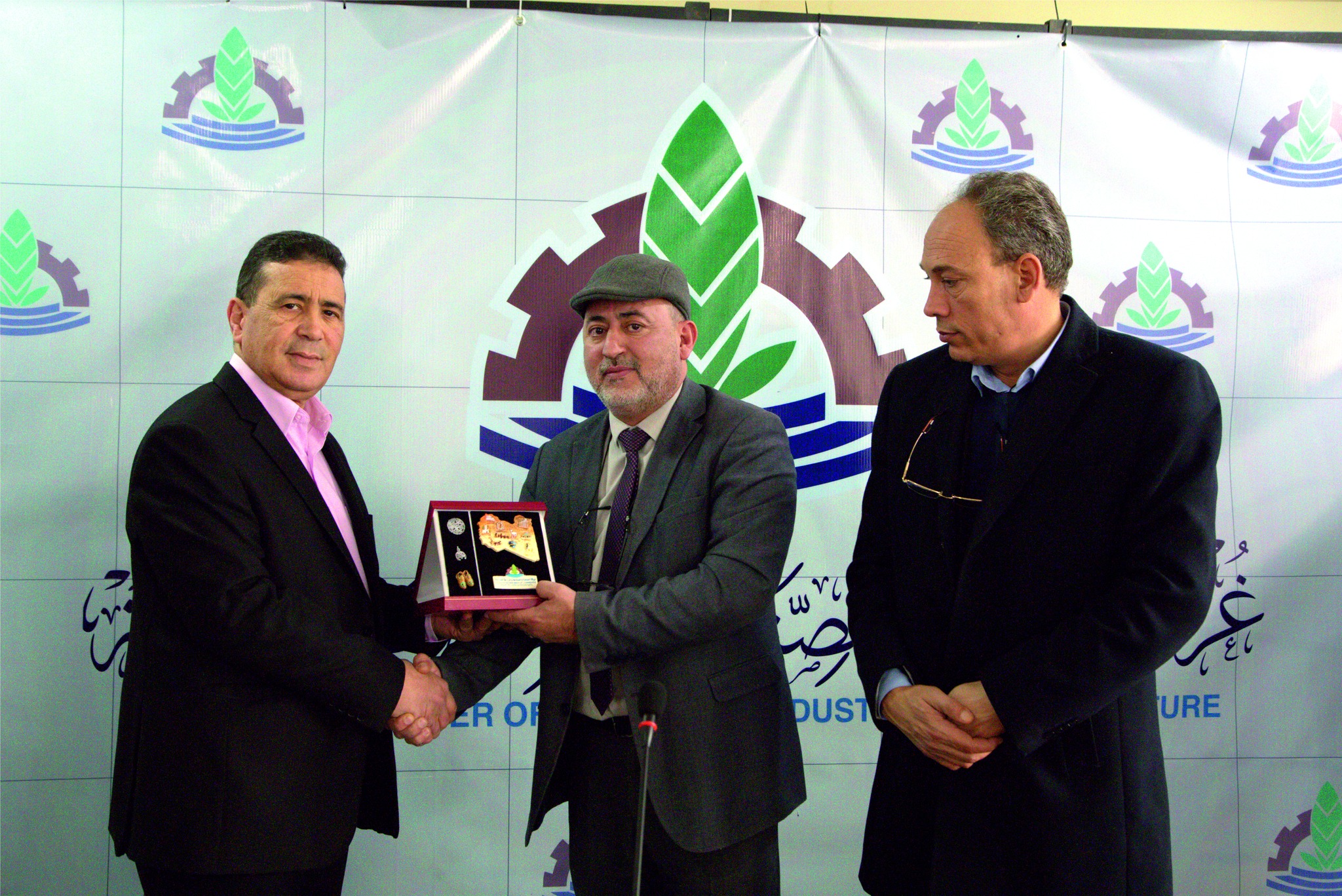 A meeting to discuss ways of joint cooperation between Misrata chamber and Germa shipping agencies Company