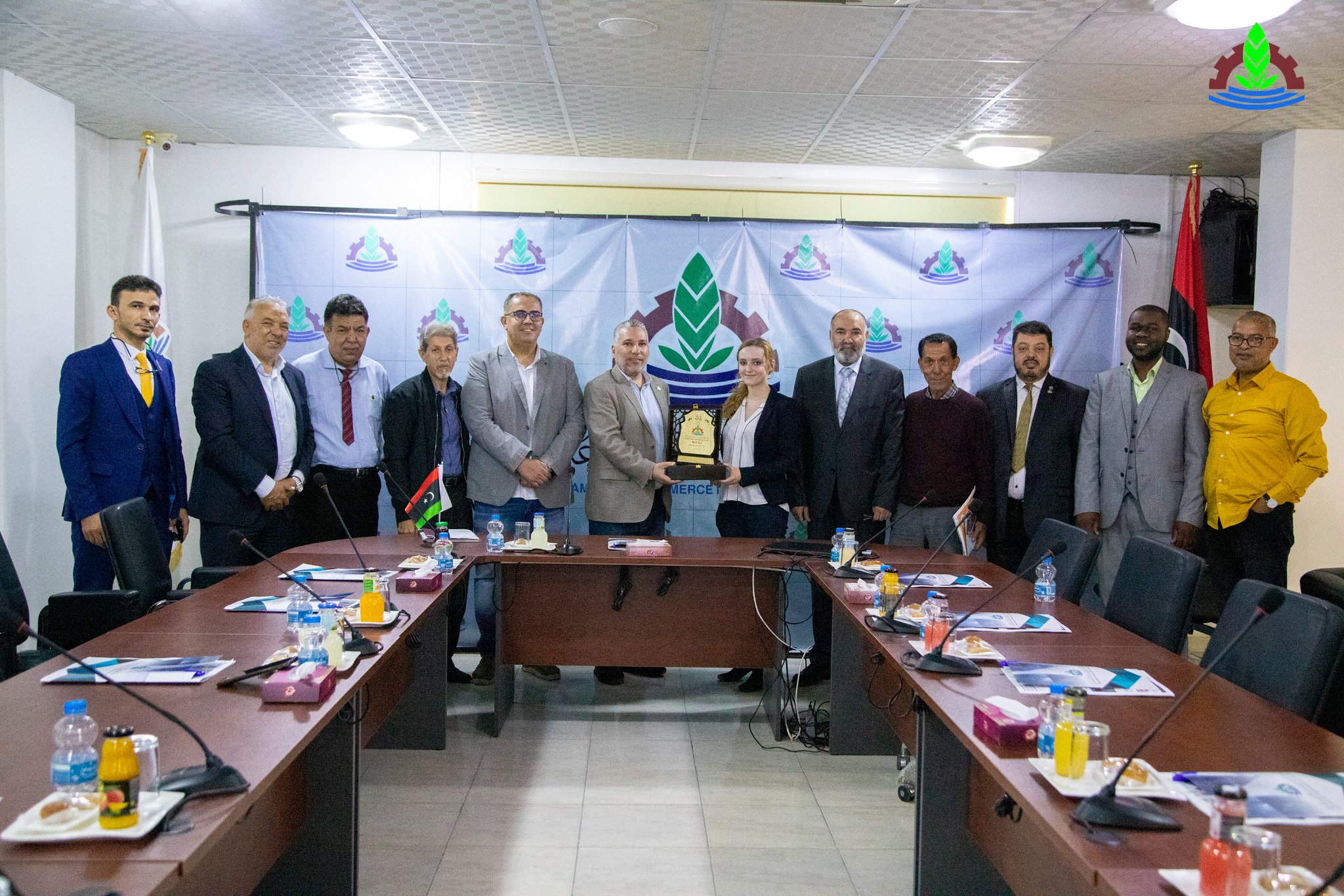 Misrata chamber met the Libyan and Tunisian trade manager and investment at the British Embassy.