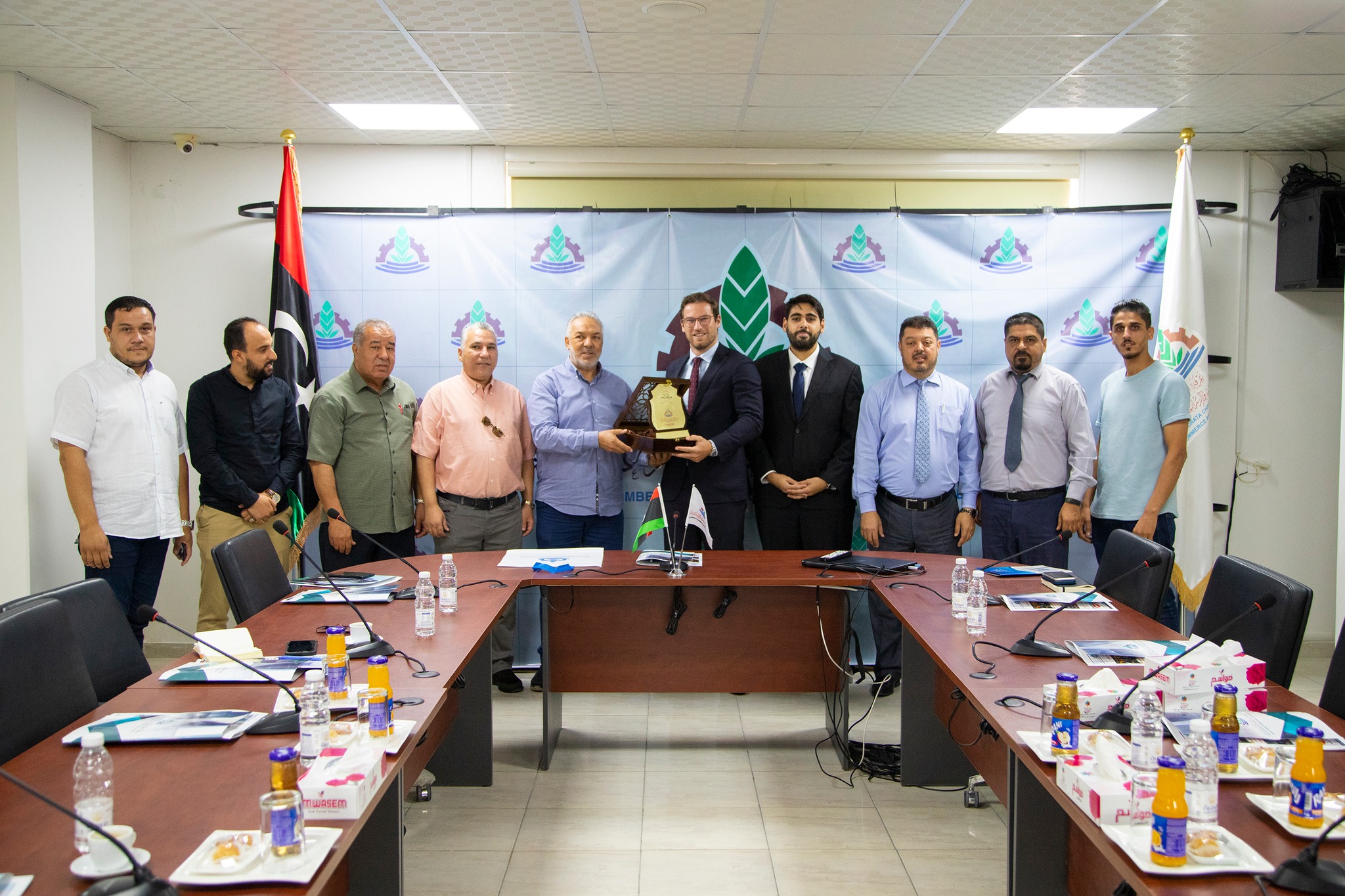 The second secretary of the Dutch embassy visits Misurata chamber