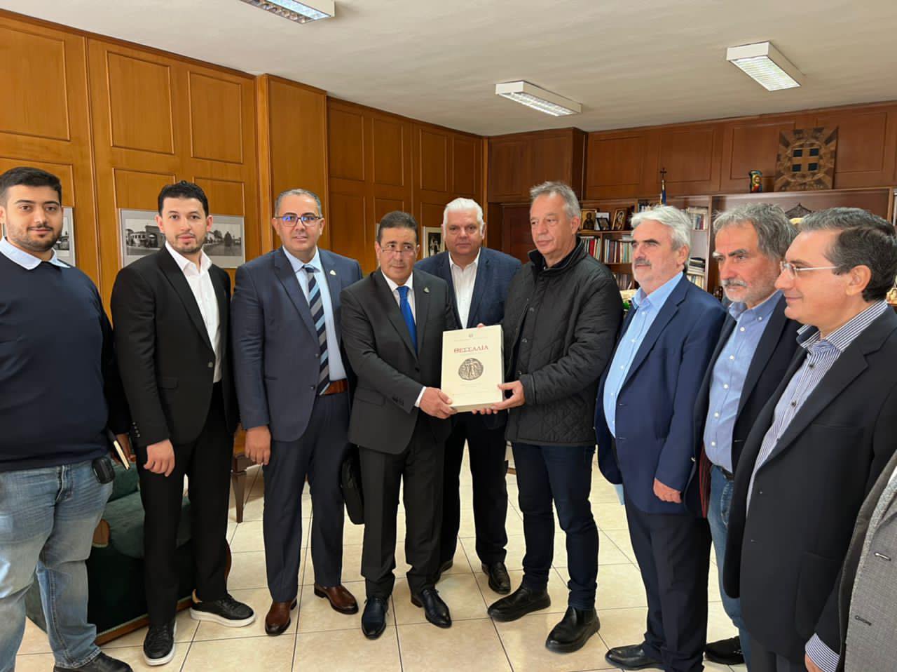 A delegation from Misrata chamber visits the state headquarters of Faisali Trikala – Greece