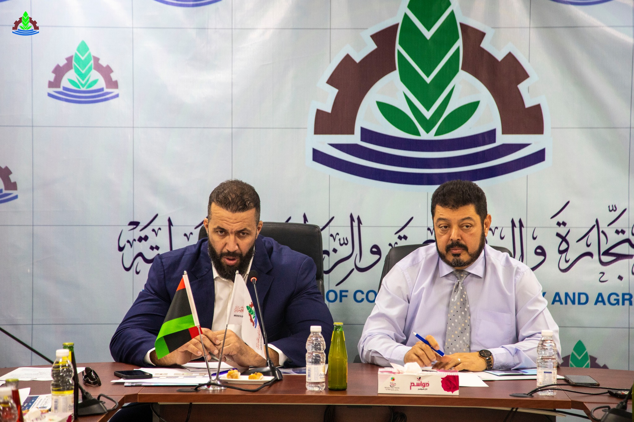 Meeting  the chamber of commerce, with the head of the customs center of Misurata Seaport