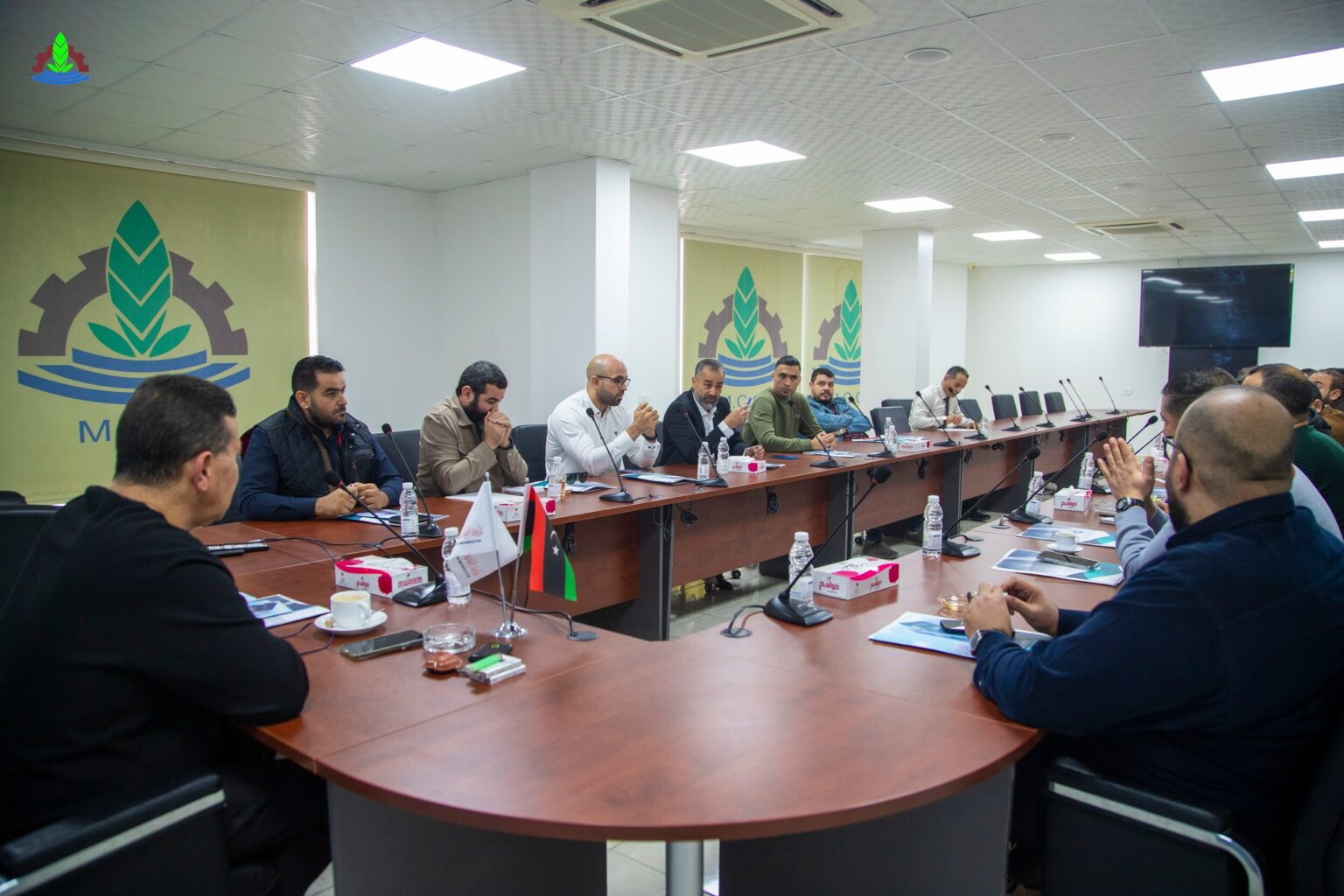 Misurata chamber of commerce and agriculture meeting with companies that importing medicines and medical equipment