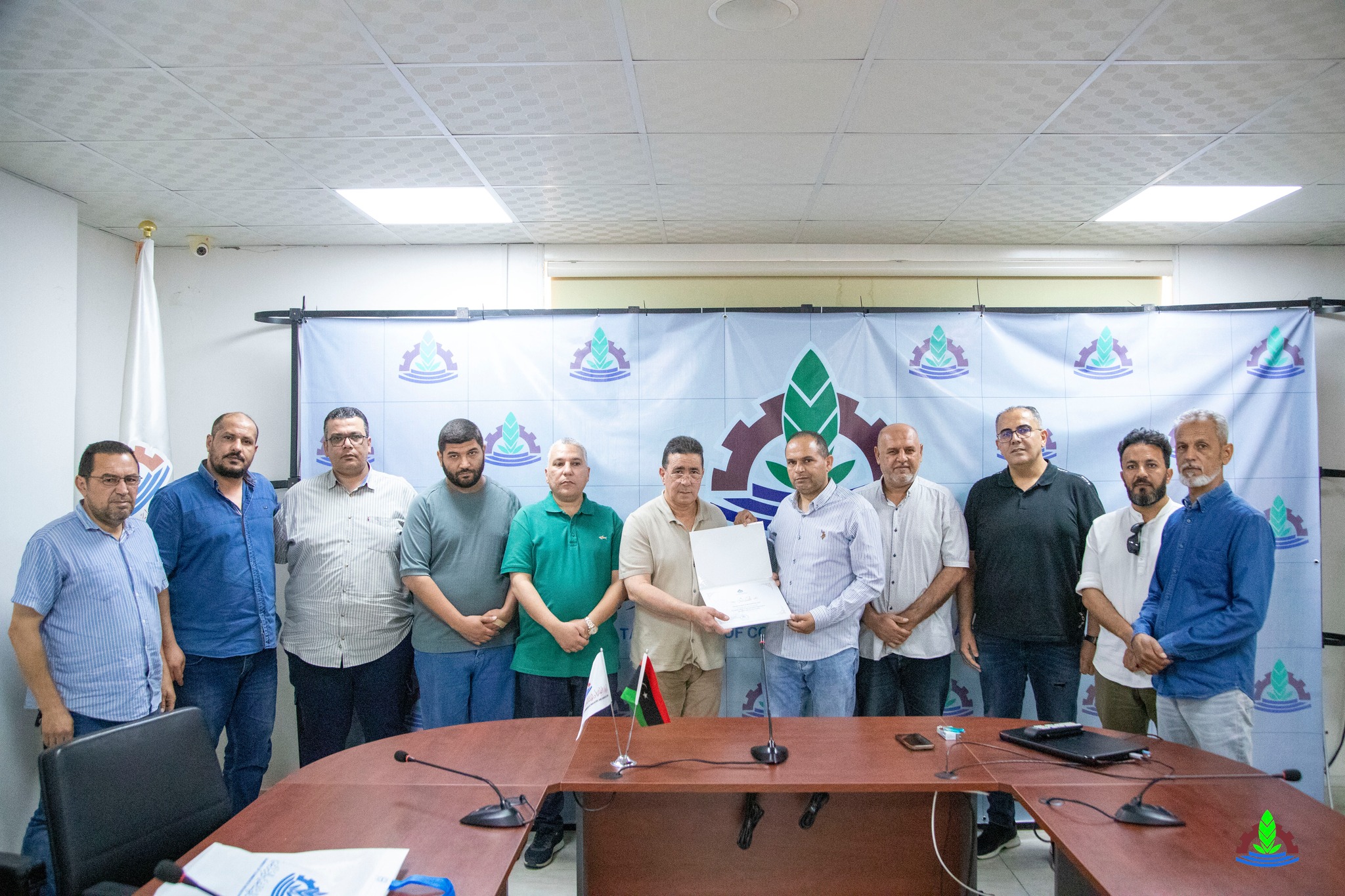 Misrata chamber of commerce, industry and agriculture meets with a number of the union members