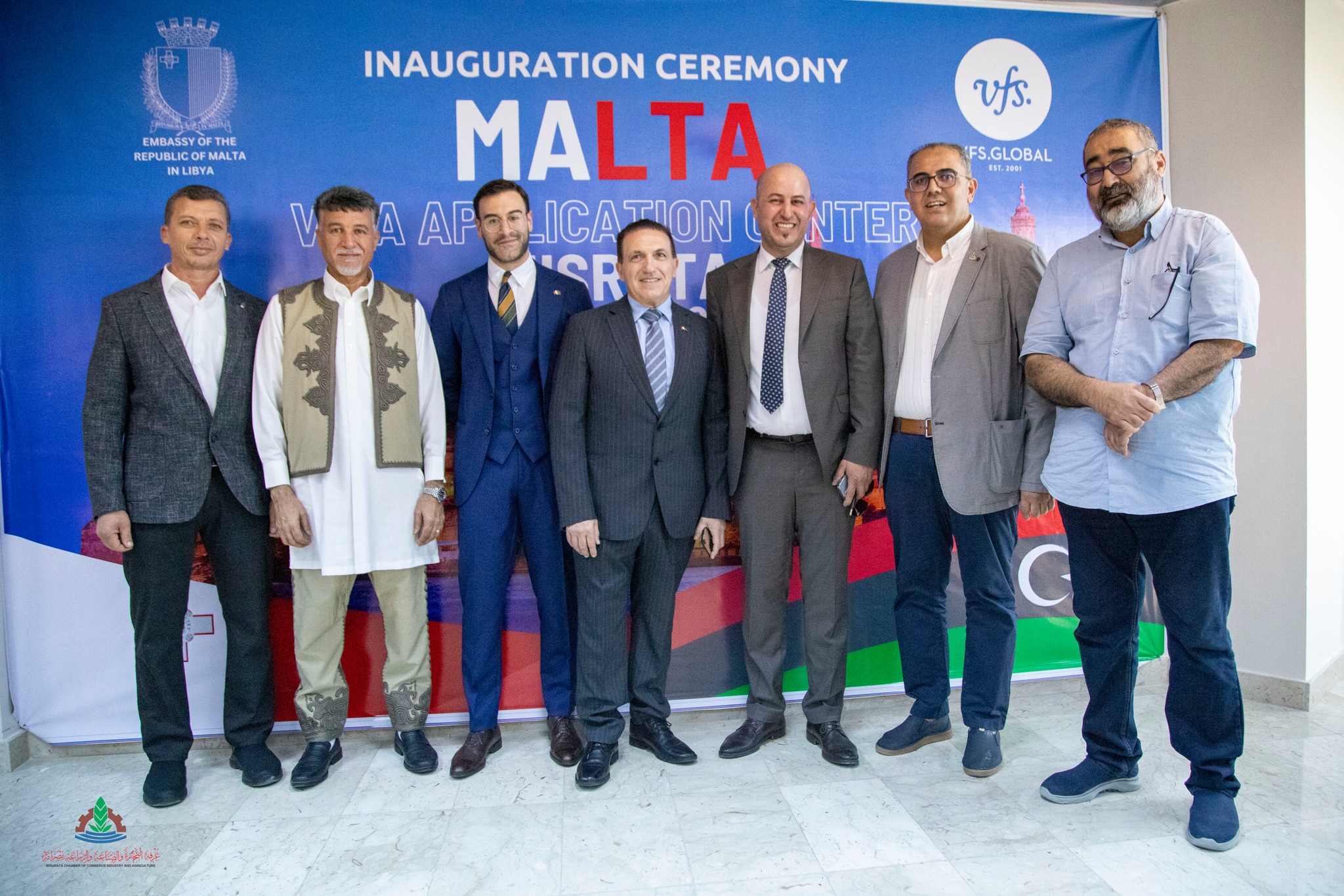 Misurata chamber of  commerce, industry and agriculture receives  a delegation of Chinese businessmen.