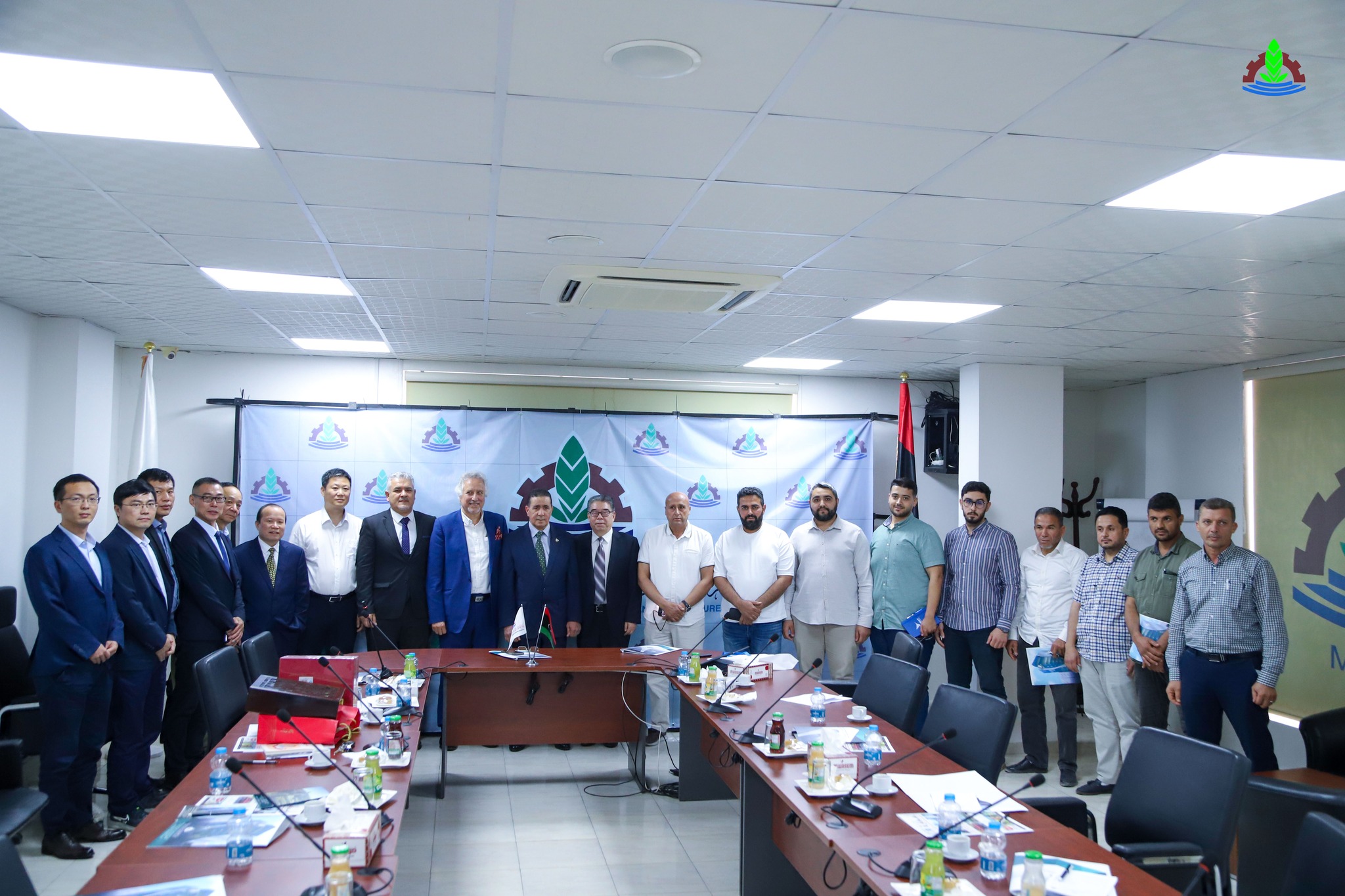 Misurata chamber of commerce, industry and agriculture receives  a delegation of Chinese businessmen.