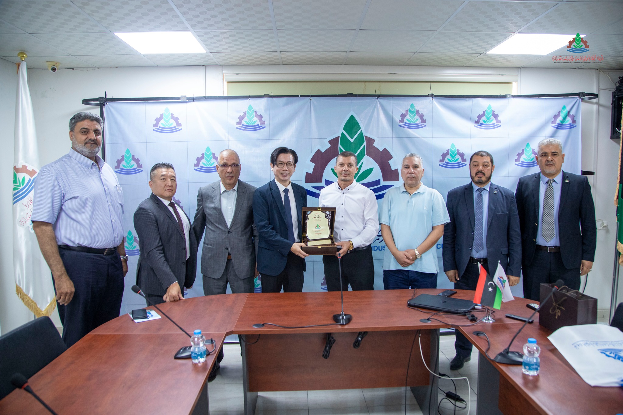 Misurata chamber receives the Korean ambassador and consul to Libya