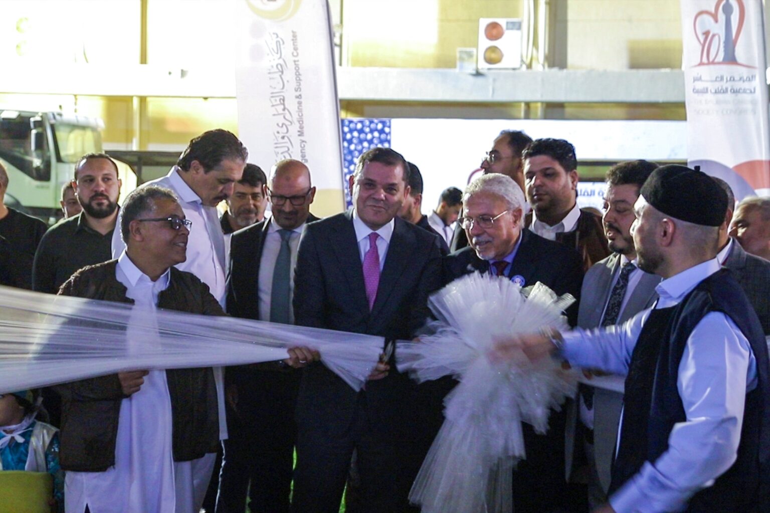 Misurata chamber of commerce, industry and agriculture opens the exhibition of medicines, equipment and medical services held in conjunction with the tenth conference of the Libyan cardiac society held at the faculty of education