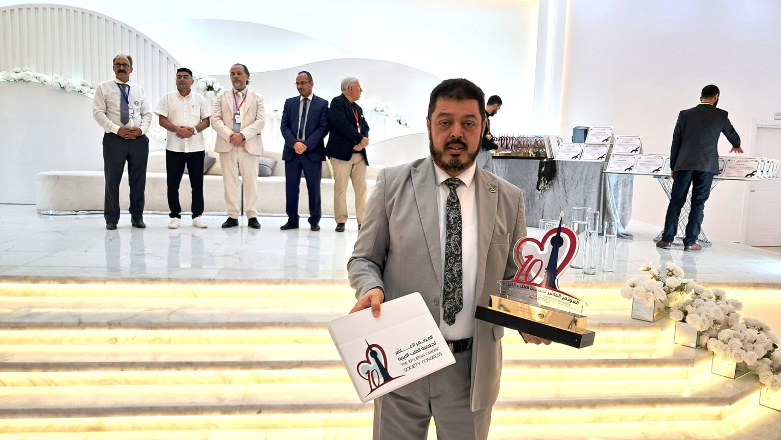Activities of the third day of the exhibition of medicines, equipment and medical services held in conjunction with the tenth conference of the Libyan cardiac society 
