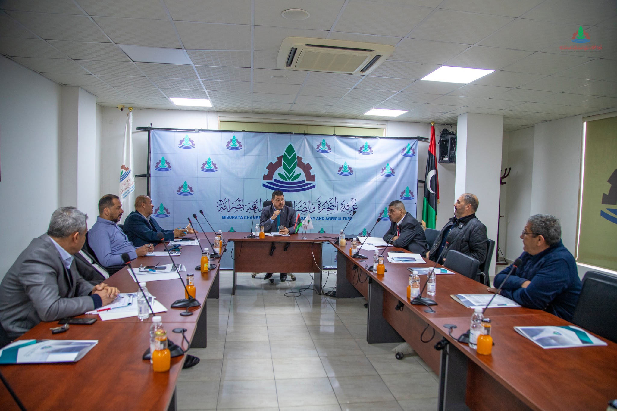 Misurta chamber of commerce, industry, and agriculture holds a meeting regarding participation in the 2025 mediterranean building salon in Sfax