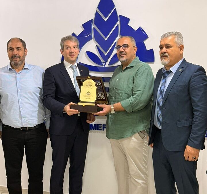 Misurata chamber of commerce receives the deputy German ambassador to Libya.
