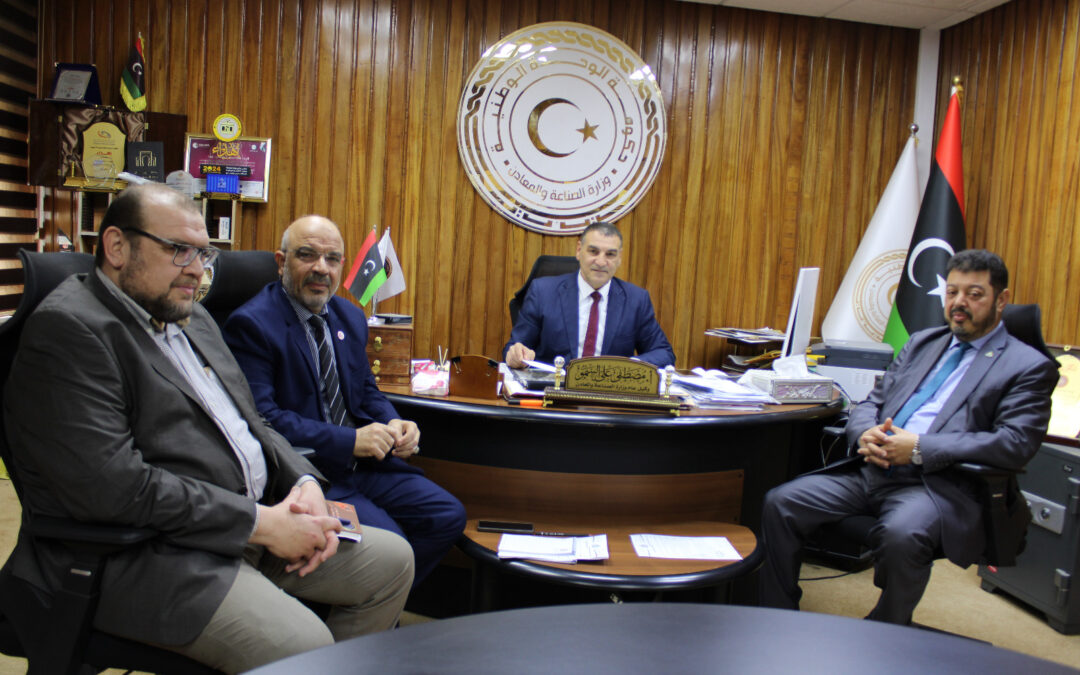 Misrata Chamber of Commerce, Industry, and Agriculture Holds a Meeting with the Undersecretary of the Ministry of Industry and Minerals of the Government of National Unity