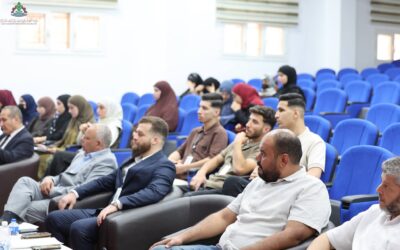 The scientific panel discussion and student competition at the accounting department of the faculty of economics and political science, Misurata university